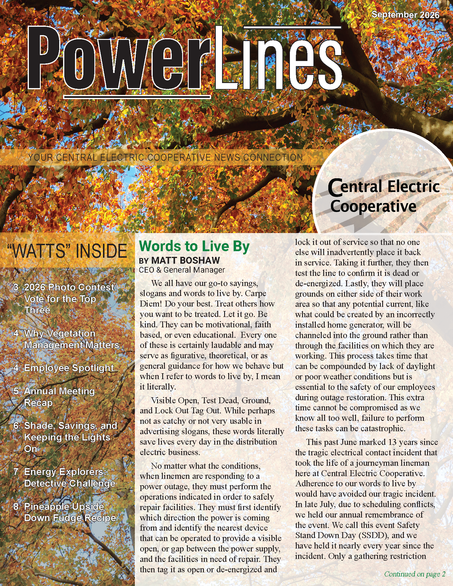 September 2026- Power Lines