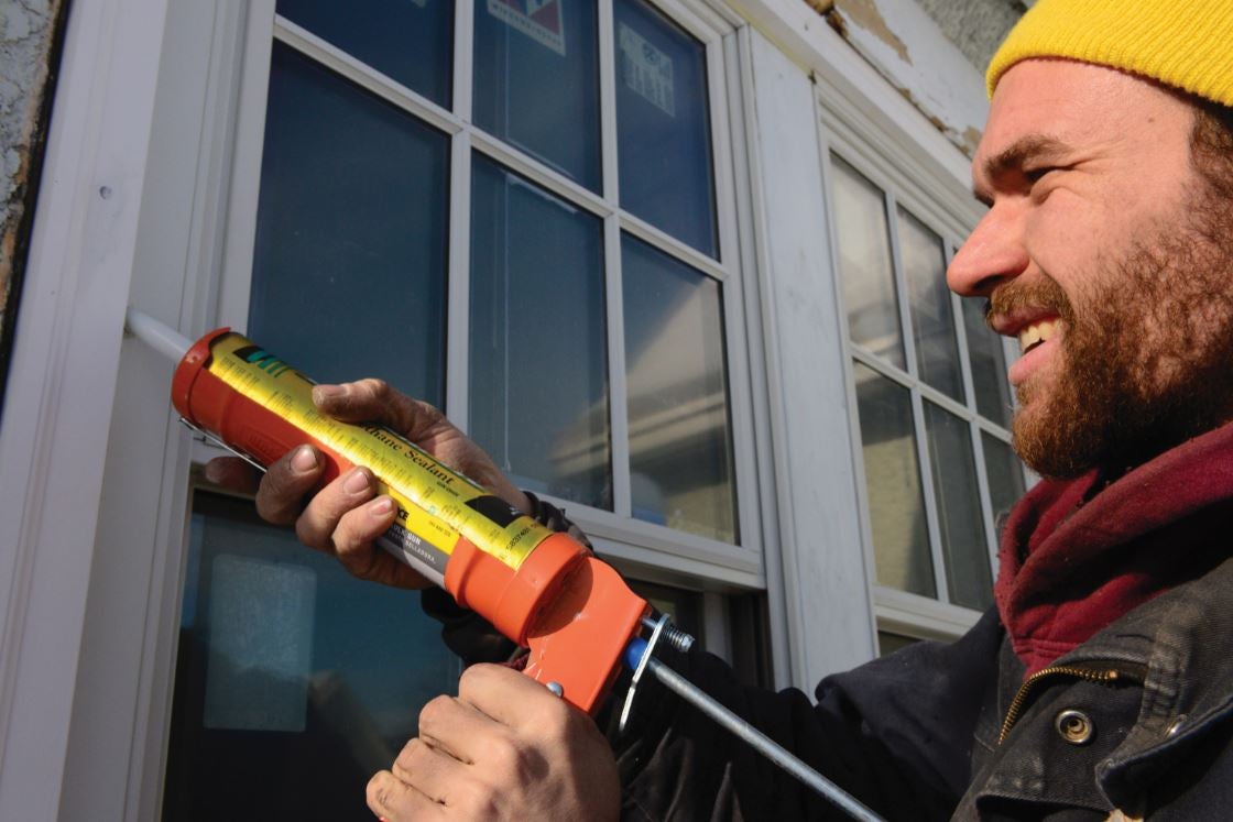DIY caulking