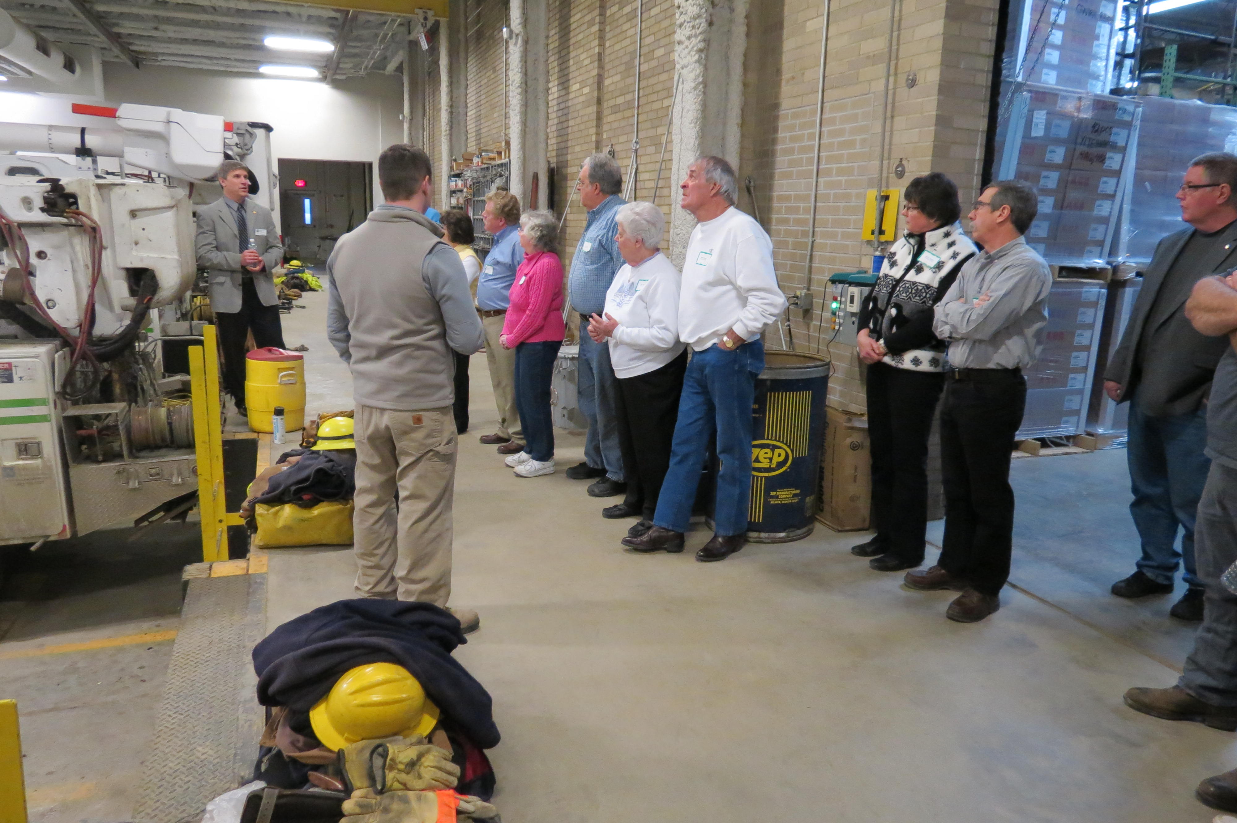 image of a MAAC doing a facilities tour