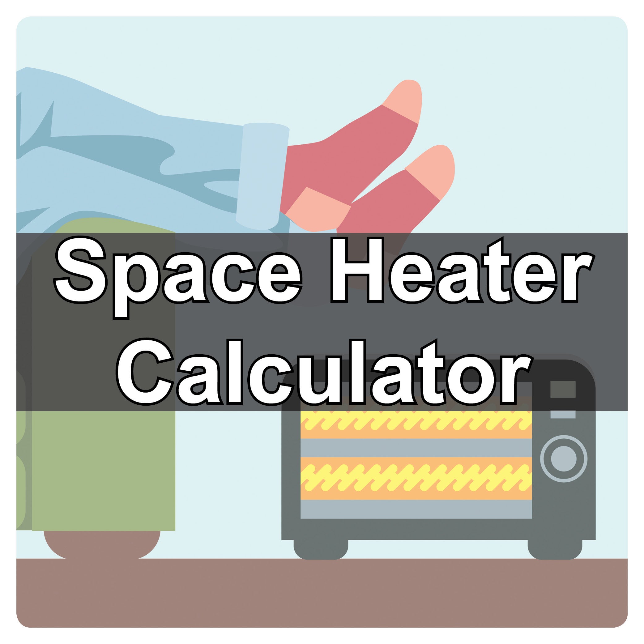 link to a space heater calculator