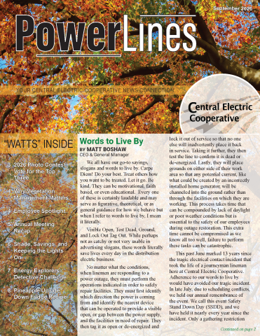 September 2026- Power Lines